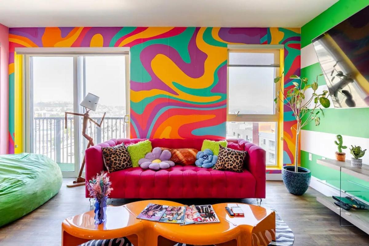 Apartment Colorful Penthouse Near Dtla
